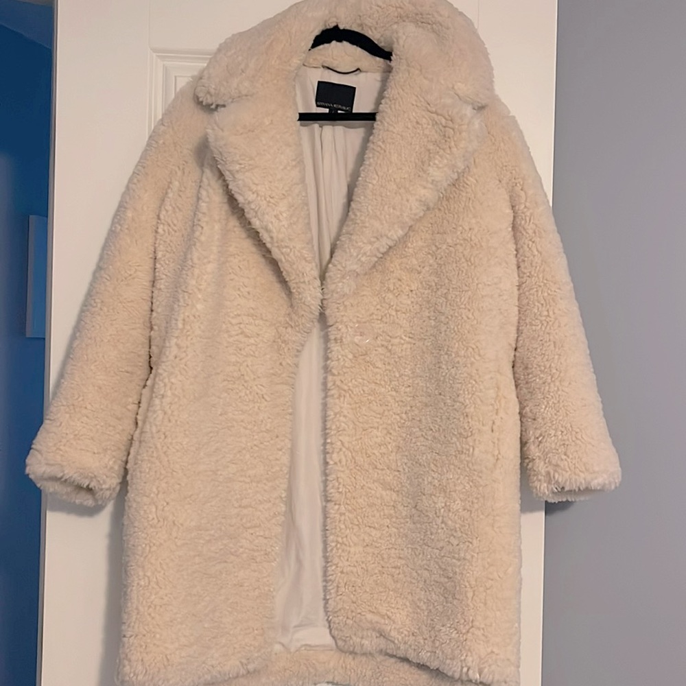 Tan Banana Republic coat